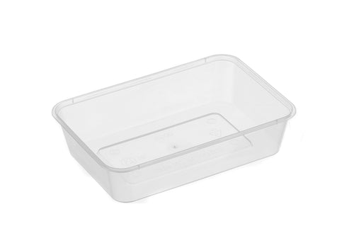 Plastic takeaway containers 500 / 650 / 750 / 1000 ml