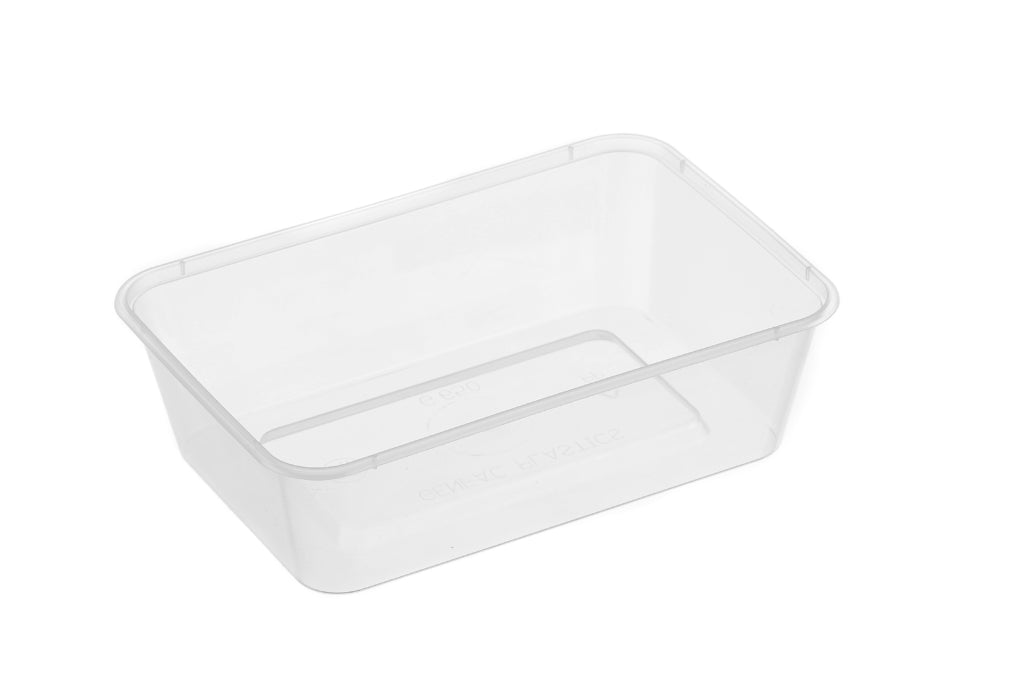 Plastic takeaway containers 500 / 650 / 750 / 1000 ml