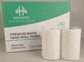 Premium White Hand Roll Towel 180mm x 80m (16 Rolls)