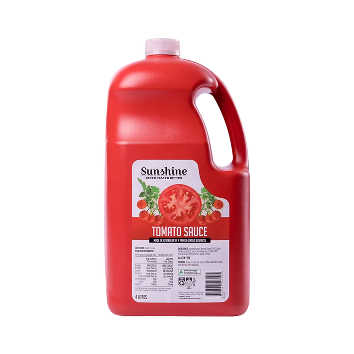 Sunshine Tomato & Barbeque Sauce 4L